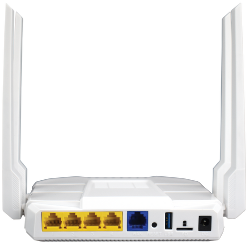 Image of the back of the Aspen LTE router